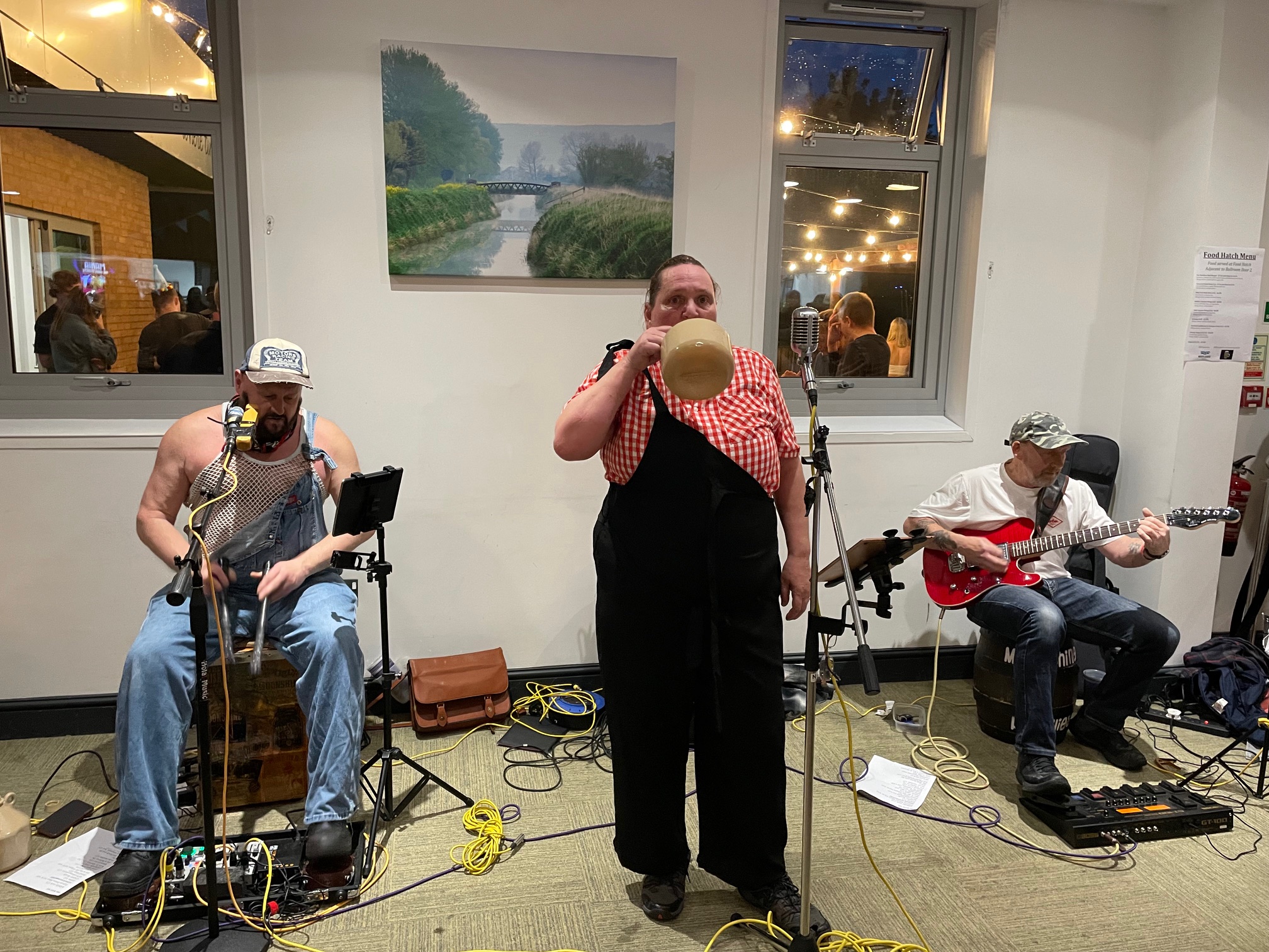 The Moonshine Hillbillies playing at Yeovil Beer & Cider Festival 2024