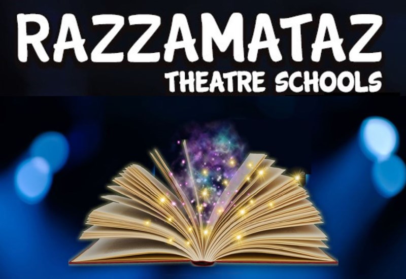 Razzamataz Theatre School Poster with Magic Book