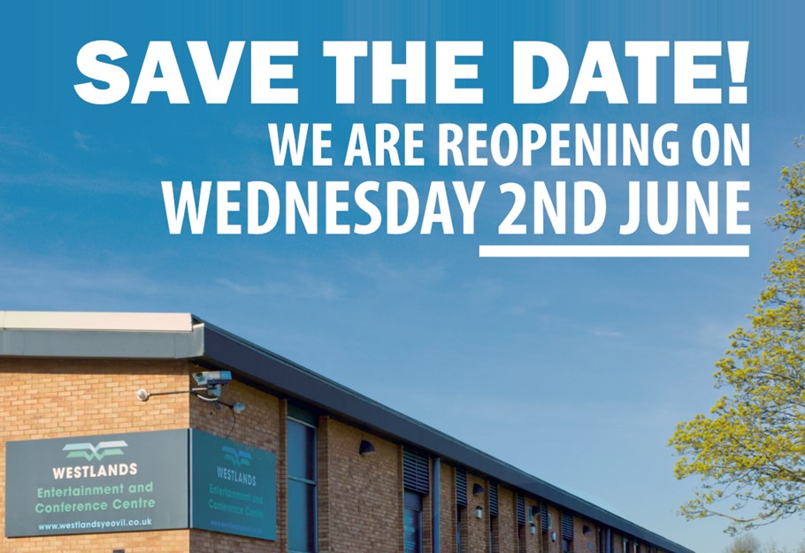 Save The Date: Westlands will be reopening on the 2nd of  June!